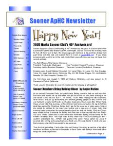 Sooner ApHC Newsletter  January, 2005