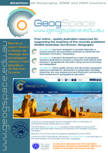 Education in Australia / Australian Curriculum /  Assessment and Reporting Authority / Curriculum