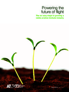 Powering the future of flight The six easy steps to growing a viable aviation biofuels industry  April 2011, web version