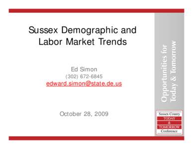 West Sussex / Human geography / Delaware / Sussex /  New Jersey / Demographic transition