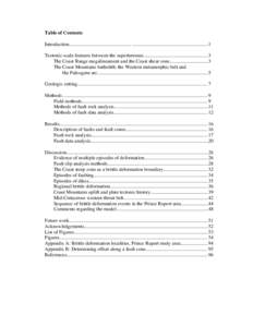 Kinematic Analysis of Brittle Faulting