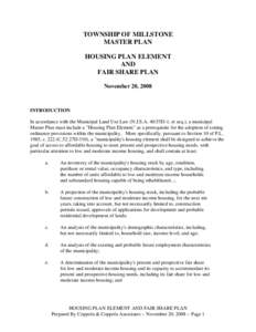 Zoning / Millstone Township / Millstone /  New Jersey / New Jersey / Land law / Affordable housing / Property law / Real estate / Real property law / Urban studies and planning