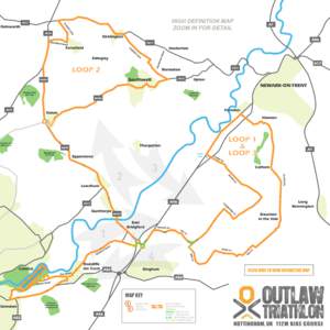 Outlaw Triathlon Bike Map 2015
