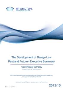 The development of design law - past and future