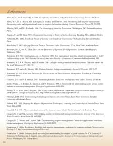 Environmental economics / Biology / Philosophy of biology / Ecosystems / Adaptive management / Ecosystem management / C. S. Holling / Natural resource management / Ecosystem Management Decision Support / Environment / Earth / Sustainability