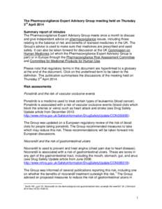 Microsoft Word - PEAG 03 April 2014 FINAL summary report (webminutes)