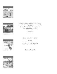 Massachusetts / Buzzards Bay / New England / Environmental science / Aquatic ecology / Polychlorinated biphenyl / Bourne /  Massachusetts / Long Island Sound / Water pollution / Geography of Massachusetts / Geography of the United States / Intracoastal Waterway