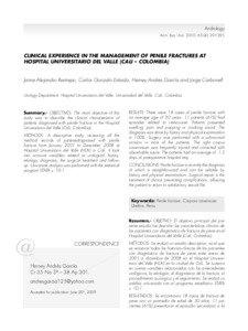 Andrology Arch. Esp. Urol. 2010; 63 (4): [removed]