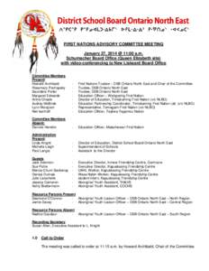 First Nations / Native Friendship Centre / Wahgoshig First Nation / Timmins / Attawapiskat First Nation / Aboriginal peoples in Canada / Nishnawbe Aski Nation / Ontario