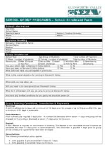 Microsoft Word - School Enrolment Form.doc