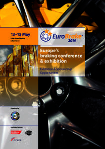 13–15 May Lille Grand Palais Lille, France Europe’s braking conference