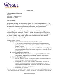 Endeavor / Angel investor / Leahy-Smith America Invents Act / Startup company / First to file and first to invent / Venture capital / Patent / Private equity / Investment / Finance