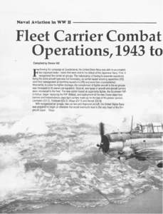 Fleet Carrier Combat Operations, 1943 to 0