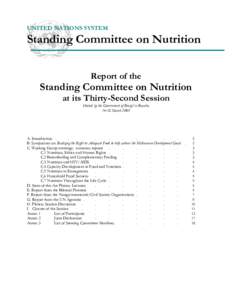 Food politics / Nutrition / Health sciences / Self-care / Millennium Development Goals / Breastfeeding / Food and Agriculture Organization / Dietary Reference Intake / International development / Food and drink / Health / Personal life