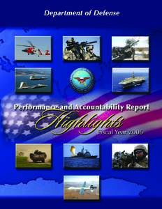 Department of Defense Performance and Accountability Highlights FY[removed]Table of Contents ...................................................................................... Table of Contents Message from the Deput