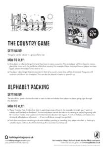 OUT[removed]The Country Game Setting Up: