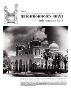 Galveston  East End Historical District Association NEIGHBORHOOD NEWS Vol. 40 No. 7