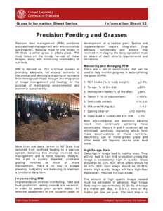 Microsoft Word - GF 32 Precision Feeding and Grasses