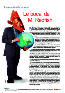 À propos de l’effet de serre  Le bocal de M. Redfish M