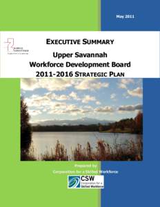 May[removed]EXECUTIVE SUMMARY Upper Savannah Workforce Development Board[removed]STRATEGIC PLAN