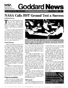 NJ\51\ Na11onal Aeronau11cs and Space Admn1slra110n Goddllrd Space Flight Cent•  Goddard News