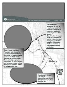 Washington State Department of Transportation US 195 Hatch Road to Interstate 90  Spring