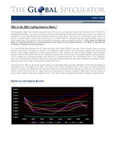 Microsoft Word - Why is the RBA lifting Interest Rates.doc