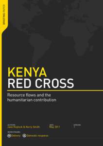 BRIEFING PAPER  Kenya Red cross Resource flows and the humanitarian contribution