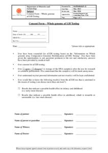 Microsoft Word - Consent Form Whole genome aCGH testing_Eng (updated)