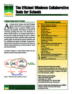 The Efficient Windows Collaborative Tools for Schools www.efficientwindows.org January 2011