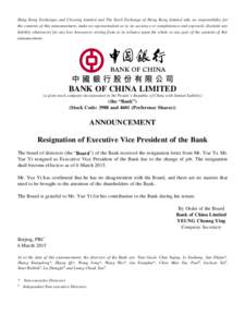 Nout Wellink / Bank of China / Banks