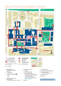 Map of South Kensington Campus South Kensington Campus Hyde Park