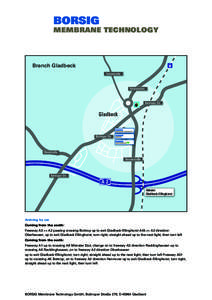BORSIG  MEMBRANE TECHNOLOGY Branch Gladbeck Kampstraße