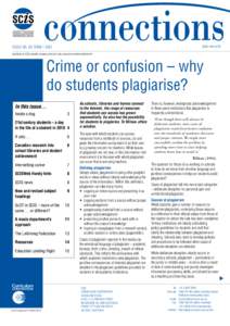 ISSUE NO. 60 TERM[removed]ISSN[removed]Available on SCIS website at www.curriculum.edu.au/scis/connections/latest.htm
