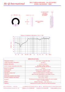 MULTI-MEDIA SPEAKER - MYLAR SERIES MODEL 28CS04MCX - 50BD