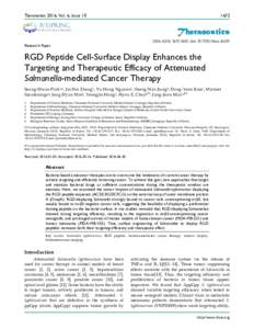 Immune system / Cell biology / Oncology / Enterobacteria / Gram-negative bacteria / Salmonella / Macrophage / Type three secretion system / Virulence-related outer membrane protein family / Metastasis / Serum amyloid A1