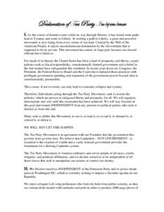 Conservatism in the United States / Late-2000s financial crisis / Tea Party protests / Arizona Republican Party / History of the United States / Politics of the United States / Tea Party movement / Politics