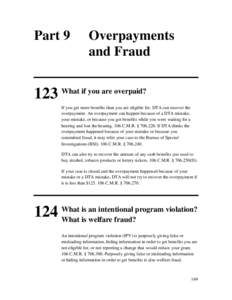 Law / Economy of the United States / Ethics / Supplemental Nutrition Assistance Program / United States Department of Agriculture / Federal Insurance Contributions Act tax / Welfare fraud / Luang Por / Federal assistance in the United States / Criticisms of welfare / Fraud