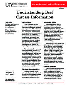 Understanding Beef Carcass Information - FSA3089