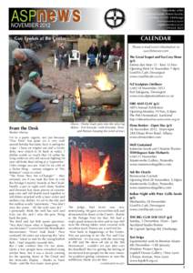 ASPnews  Newsletter of the Auckland Studio Potters Society PO BoxOnehunga www.ceramics.co.nz