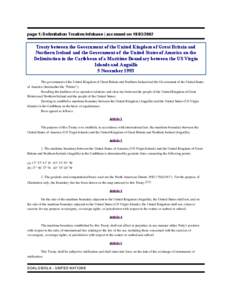 page 1| Delimitation Treaties Infobase | accessed on[removed]Treaty between the Government of the United Kingdom of Great Britain and Northern Ireland and the Government of the United States of America on the Delimit