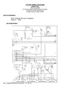 SYSTEM WIRING DIAGRAMS Article Text 1995 Toyota MR2 For Rse 555 Main Street Clarksville Va[removed]Copyright © 1997 Mitchell International Thursday, February 14, [removed]:10PM