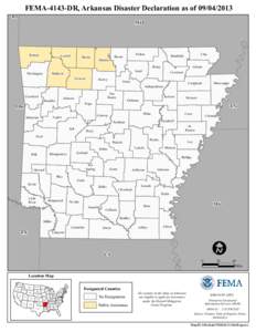 FEMA-4143-DR, Arkansas Disaster Declaration as of[removed]KS MO