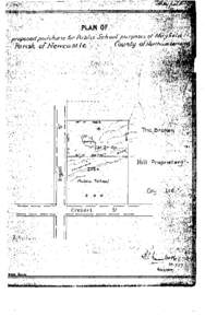 Plan of Proposed Purchase for Public School Purposes at Mayfield Parish of Newcastle County of Northumberland - 13 July 1917