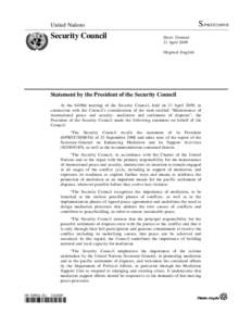 S/PRST[removed]United Nations Security Council