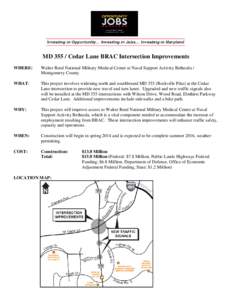 Interstate 495 / Baltimore–Washington Parkway / Maryland Route 175 / Interstate 95 in Maryland / BRAC / Anthony G. Brown / Maryland / Transportation in the United States / Maryland Route 198