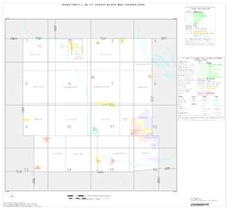 INDEX FOR P.L[removed]COUNTY BLOCK MAP (CENSUS[removed]INDEX MAP LEGEND SYMBOL NAME STYLE