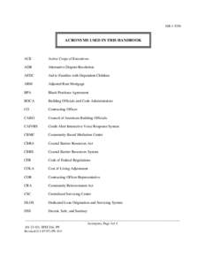 Economy of the United States / Rural community development / Insurance law / National Flood Insurance Program / United States Department of Homeland Security / Coastal Barrier Resources Act / Housing / United States Department of Housing and Urban Development / NeighborWorks America / Affordable housing / Government / Mortgage industry of the United States