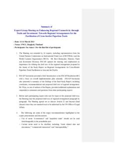 Trade facilitation / Single-window system / Email / Paperless office / Government procurement in the United States / International trade / Business / International relations