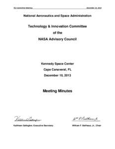 Technology & Innovation Committee of the NASA Advisory Council